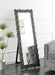Silver and Smoke Grey Standing Cheval Mirror - Eclectic 79 Furniture Store