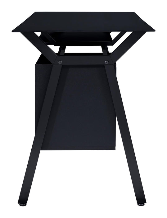 G800436 Casual Black Computer Desk - Eclectic 79 Furniture Store
