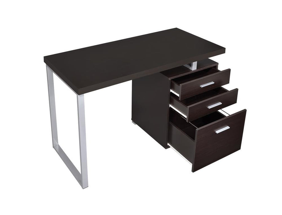 G800519 Contemporary Cappuccino Writing Desk - Eclectic 79 Furniture Store
