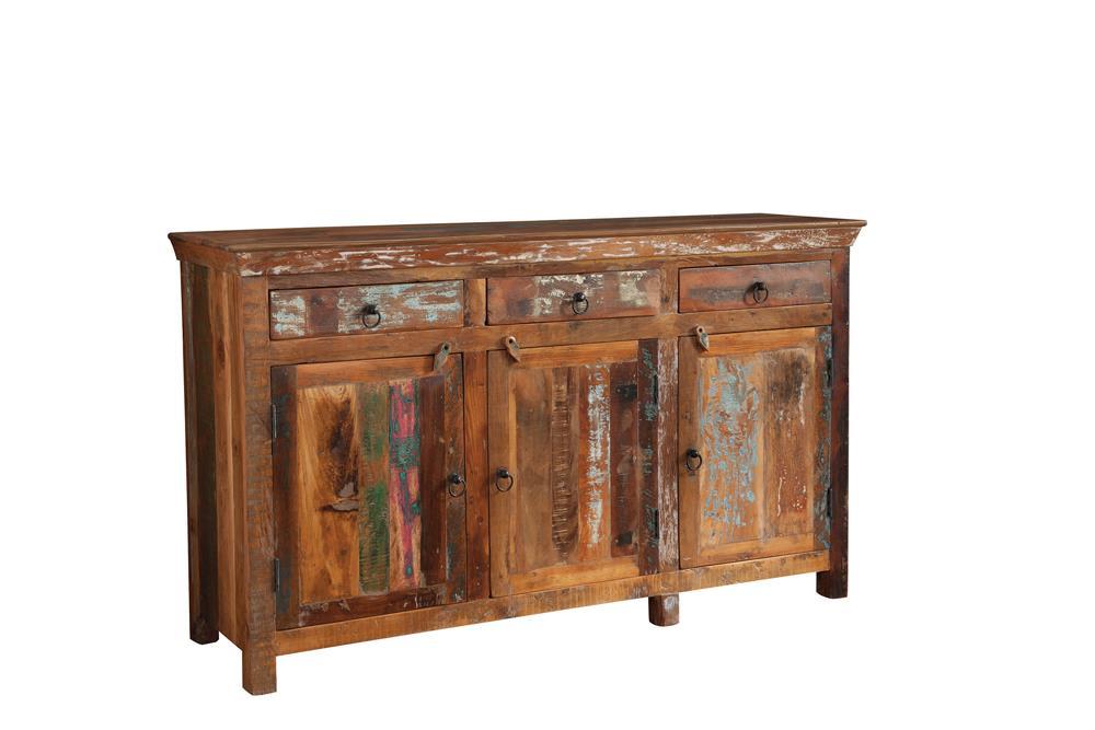 Transitional Reclaimed Wood Accent Cabinet - Eclectic 79 Furniture Store