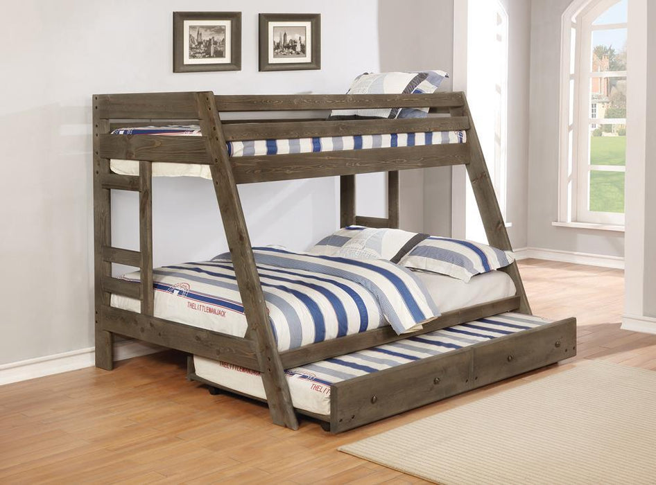 Wrangle Hill Twin-over-Full Bunk Bed - Eclectic 79 Furniture Store