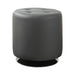 G500554 Contemporary Grey Round Ottoman - Eclectic 79 Furniture Store