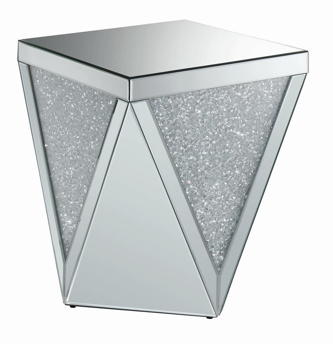 G722507 Contemporary Silver Side Table
