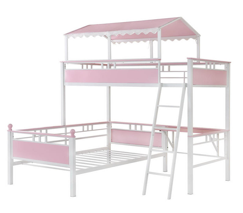 400119 TWIN/TWIN WORKSTATION BUNK BED