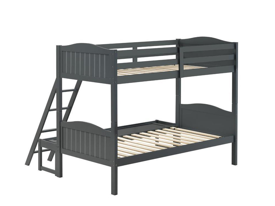405054GRY TWIN/FULL BUNK BED - Eclectic 79 Furniture Store