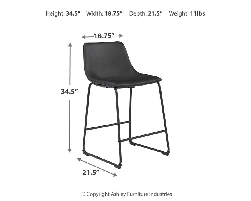 Centiar Counter Height Bar Stool - Eclectic 79 Furniture Store