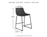 Centiar Counter Height Bar Stool - Eclectic 79 Furniture Store