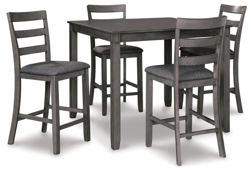 Bridson Counter Height Dining Table and Bar Stools (Set of 5) - Eclectic 79 Furniture Store