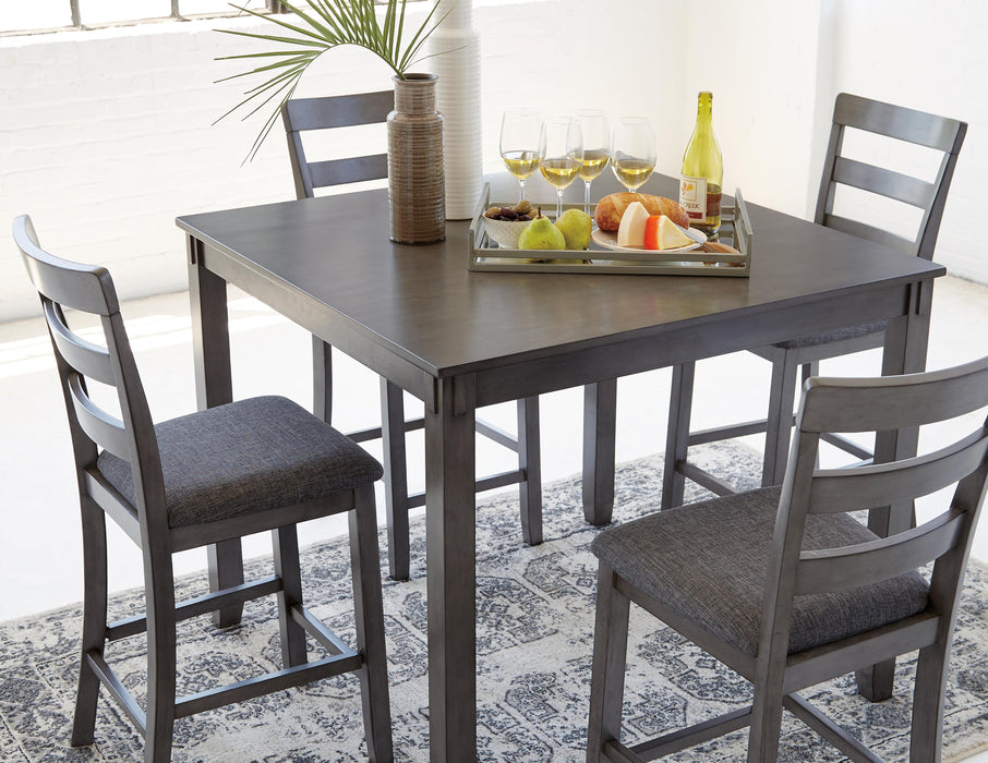 Bridson Counter Height Dining Table and Bar Stools (Set of 5) - Eclectic 79 Furniture Store