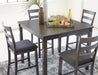 Bridson Counter Height Dining Table and Bar Stools (Set of 5) - Eclectic 79 Furniture Store
