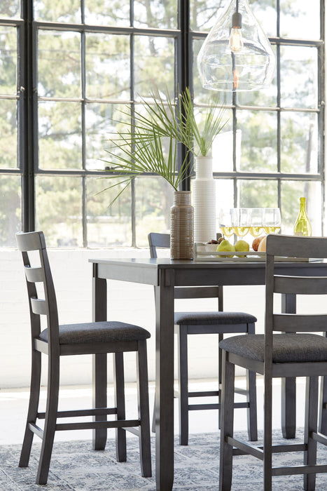 Bridson Counter Height Dining Table and Bar Stools (Set of 5) - Eclectic 79 Furniture Store
