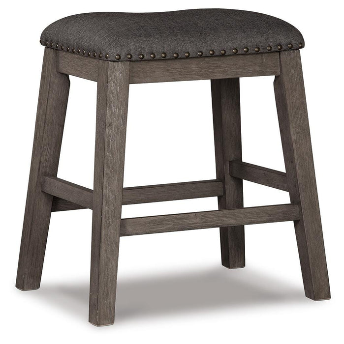 Caitbrook Counter Height Upholstered Bar Stool - Eclectic 79 Furniture Store