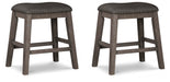 Caitbrook Counter Height Upholstered Bar Stool - Eclectic 79 Furniture Store