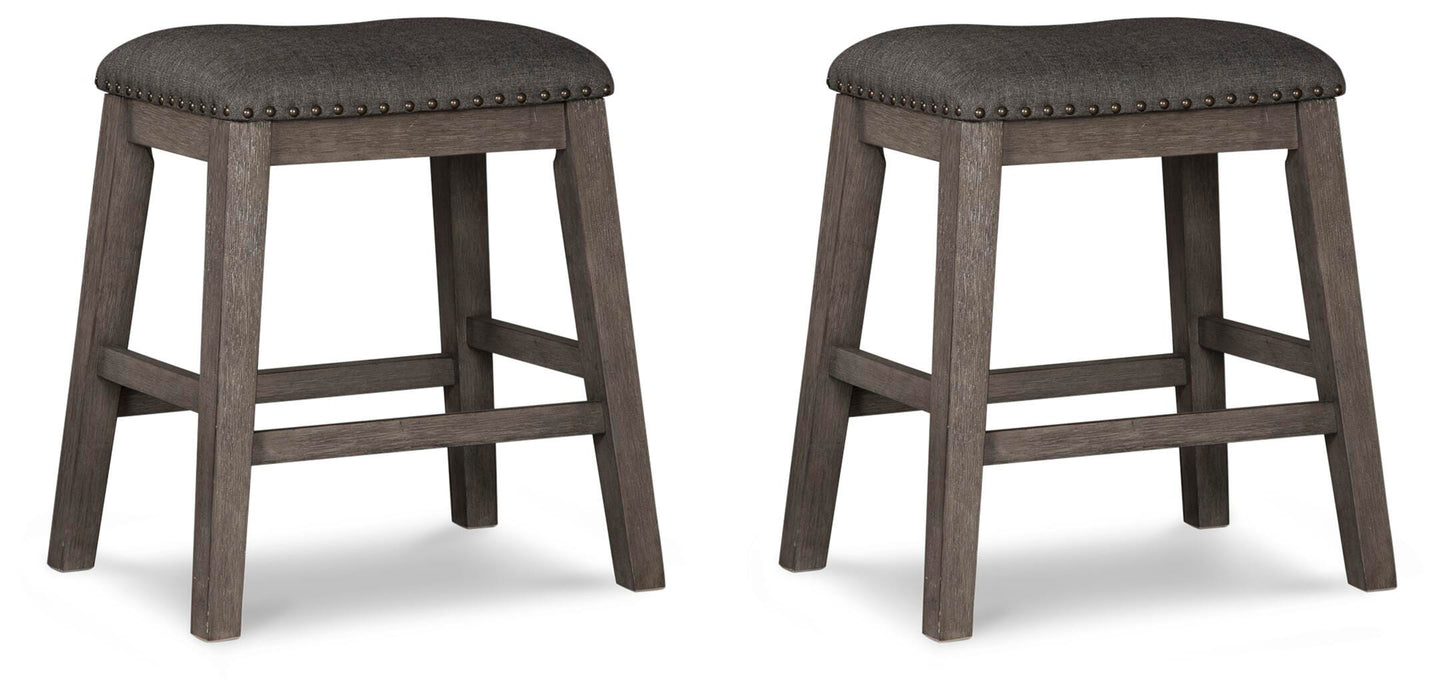 Caitbrook Counter Height Upholstered Bar Stool - Eclectic 79 Furniture Store
