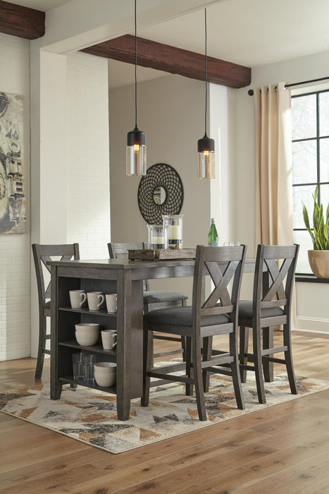Caitbrook Counter Height Upholstered Bar Stool - Eclectic 79 Furniture Store