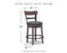 Caitbrook Counter Height Bar Stool - Eclectic 79 Furniture Store