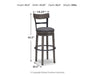 Caitbrook Bar Height Bar Stool - Eclectic 79 Furniture Store