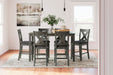 Caitbrook Counter Height Dining Table and Bar Stools (Set of 7) - Eclectic 79 Furniture Store
