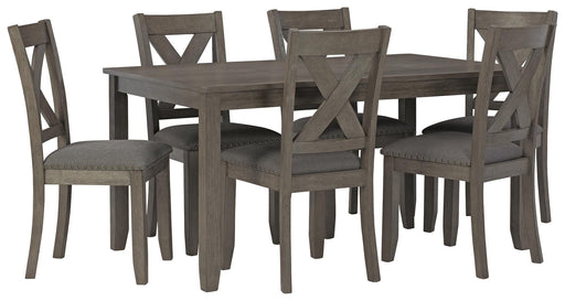 Caitbrook Dining Table and Chairs (Set of 7) - Eclectic 79 Furniture Store