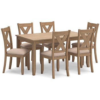 Sanbriar Dining Table and Chairs (Set of 7) - Eclectic 79 Furniture Store