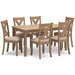 Sanbriar Dining Table and Chairs (Set of 7) - Eclectic 79 Furniture Store