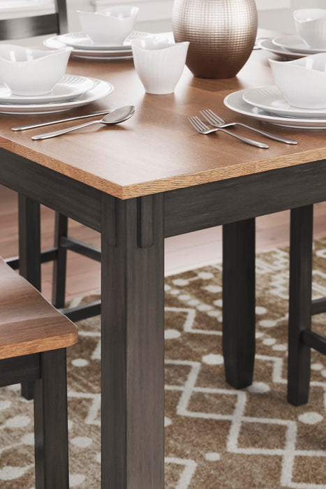 Gesthaven Counter Height Dining Table and 4 Barstools (Set of 5) - Eclectic 79 Furniture Store