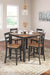 Gesthaven Counter Height Dining Table and 4 Barstools (Set of 5) - Eclectic 79 Furniture Store