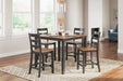 Gesthaven Counter Height Dining Table and 4 Barstools (Set of 5) - Eclectic 79 Furniture Store
