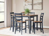 Gesthaven Counter Height Dining Table and 4 Barstools (Set of 5) - Eclectic 79 Furniture Store