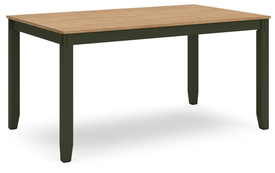 Gesthaven Dining Table with 4 Chairs and Bench (Set of 6) - Eclectic 79 Furniture Store
