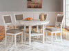 Erinberg Dining Table and 4 Chairs (Set of 5) - Eclectic 79 Furniture Store