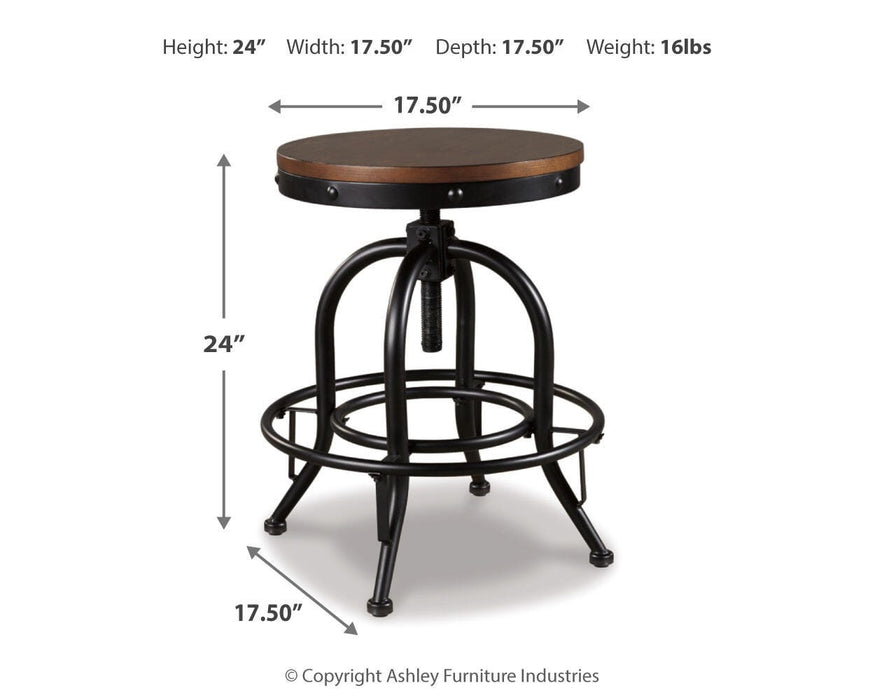 Valebeck Counter Height Bar Stool - Eclectic 79 Furniture Store