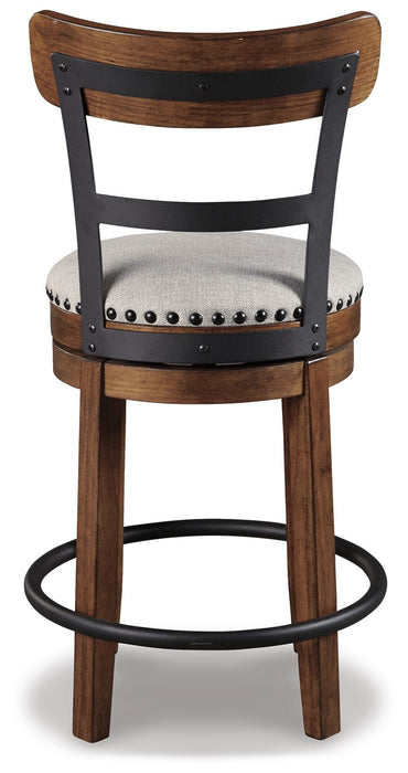 Valebeck Counter Height Bar Stool - Eclectic 79 Furniture Store