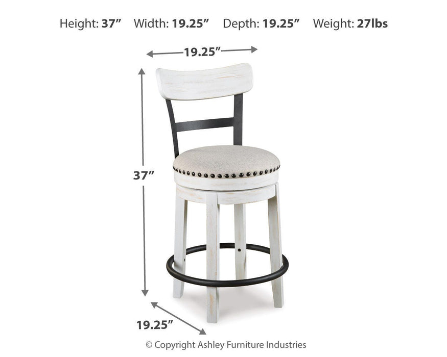 Valebeck Counter Height Bar Stool - Eclectic 79 Furniture Store