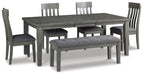 Hallanden Dining Room Set - Eclectic 79 Furniture Store