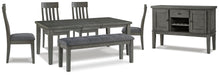 Hallanden Dining Room Set - Eclectic 79 Furniture Store
