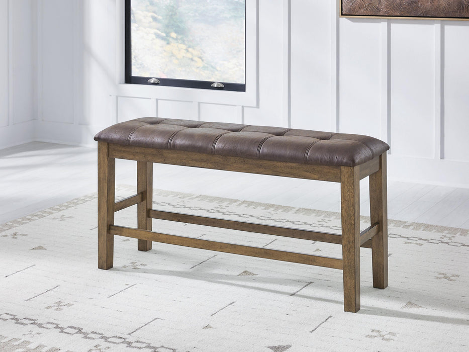 Urbinforte Counter Height Dining Bench - Eclectic 79 Furniture Store