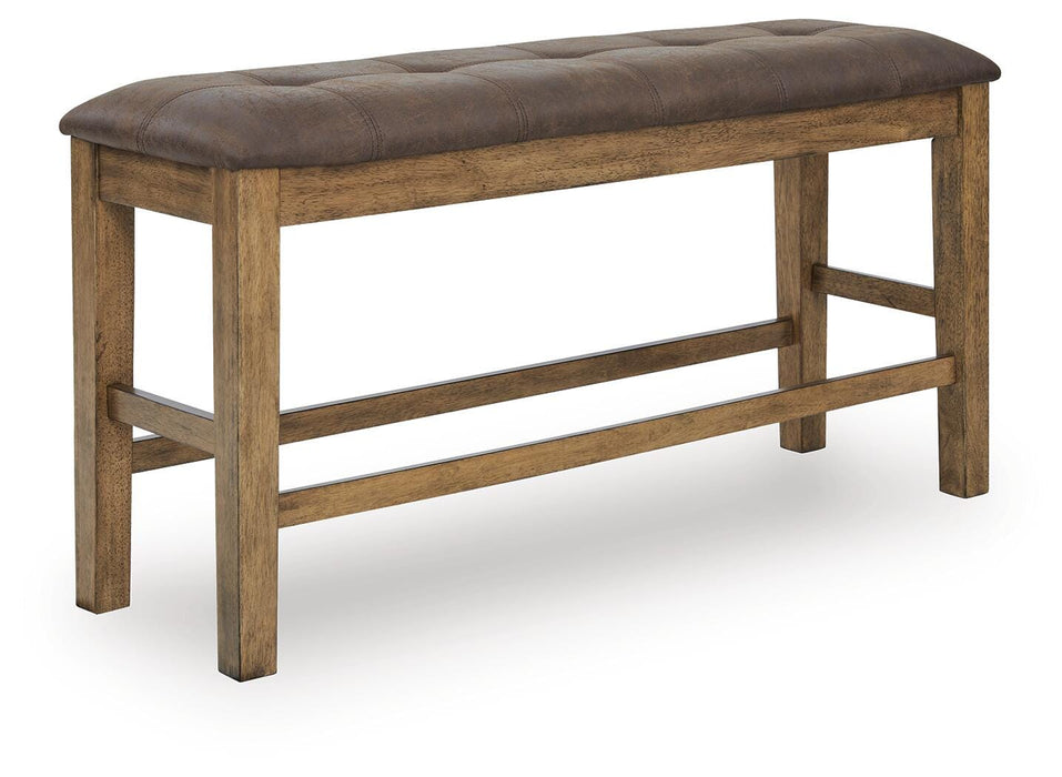 Urbinforte Counter Height Dining Bench - Eclectic 79 Furniture Store