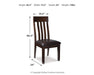 Haddigan Dining Chair - Eclectic 79 Furniture Store