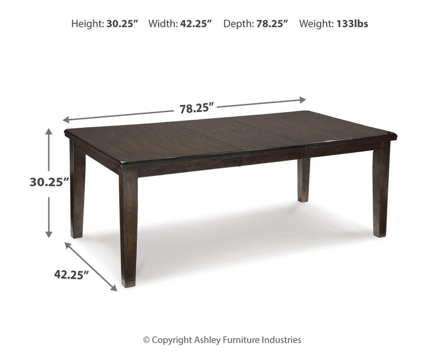 Haddigan Dining Extension Table - Eclectic 79 Furniture Store