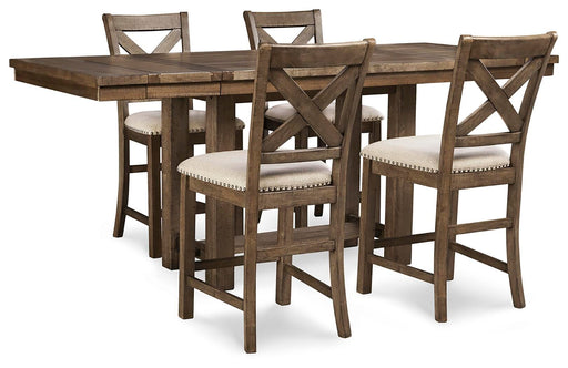 Moriville Counter Height Dining Set - Eclectic 79 Furniture Store