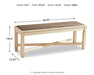 Bolanburg Dining Bench - Eclectic 79 Furniture Store
