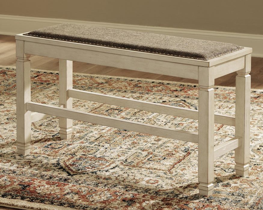 Bolanburg Counter Height Dining Bench - Eclectic 79 Furniture Store