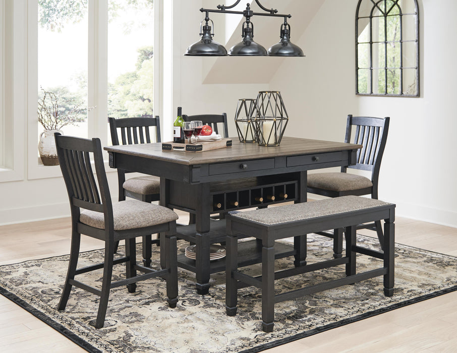 Tyler Creek Counter Height Dining Set - Eclectic 79 Furniture Store