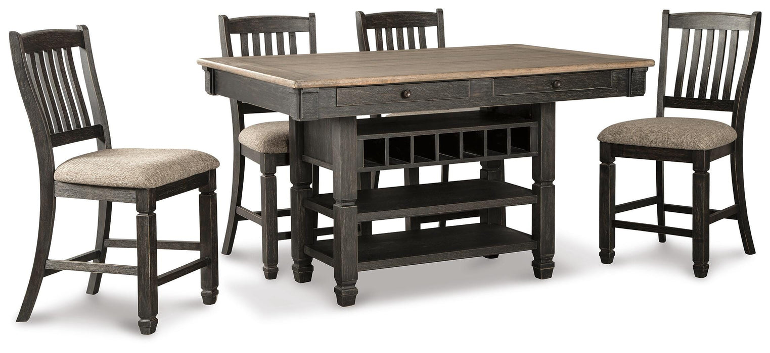 Tyler Creek Counter Height Dining Set - Eclectic 79 Furniture Store
