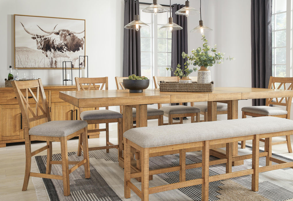 Havonplane 72" Counter Height Dining Bench - Eclectic 79 Furniture Store