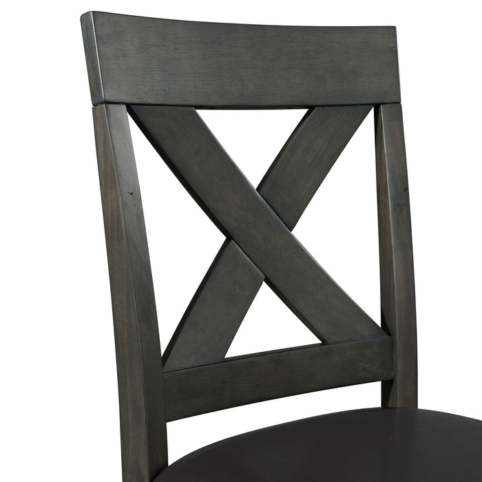 Alex 60" 7Pc Counter Dining Set - Eclectic 79 Furniture Store