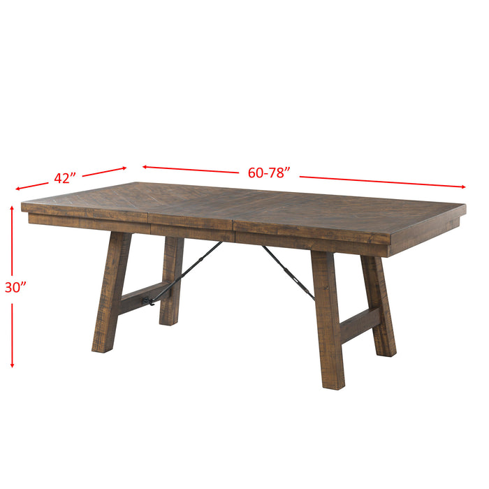 Jax 5PC Dining Set - Table, 4 Ladder Side Chairs