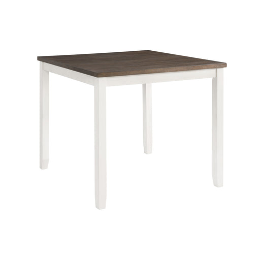 Martin 5pc Counter Set (Dark Brown Top - White Base) - Eclectic 79 Furniture Store