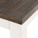 Martin 5pc Counter Set (Dark Brown Top - White Base) - Eclectic 79 Furniture Store